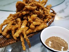 炸崂山参（桔梗）-萃和楼海鲜酒店(汉口路店)