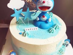 ins大叮当猫儿童款生日蛋糕-艾加柒克蛋糕茶歇甜品台(春熙路店)