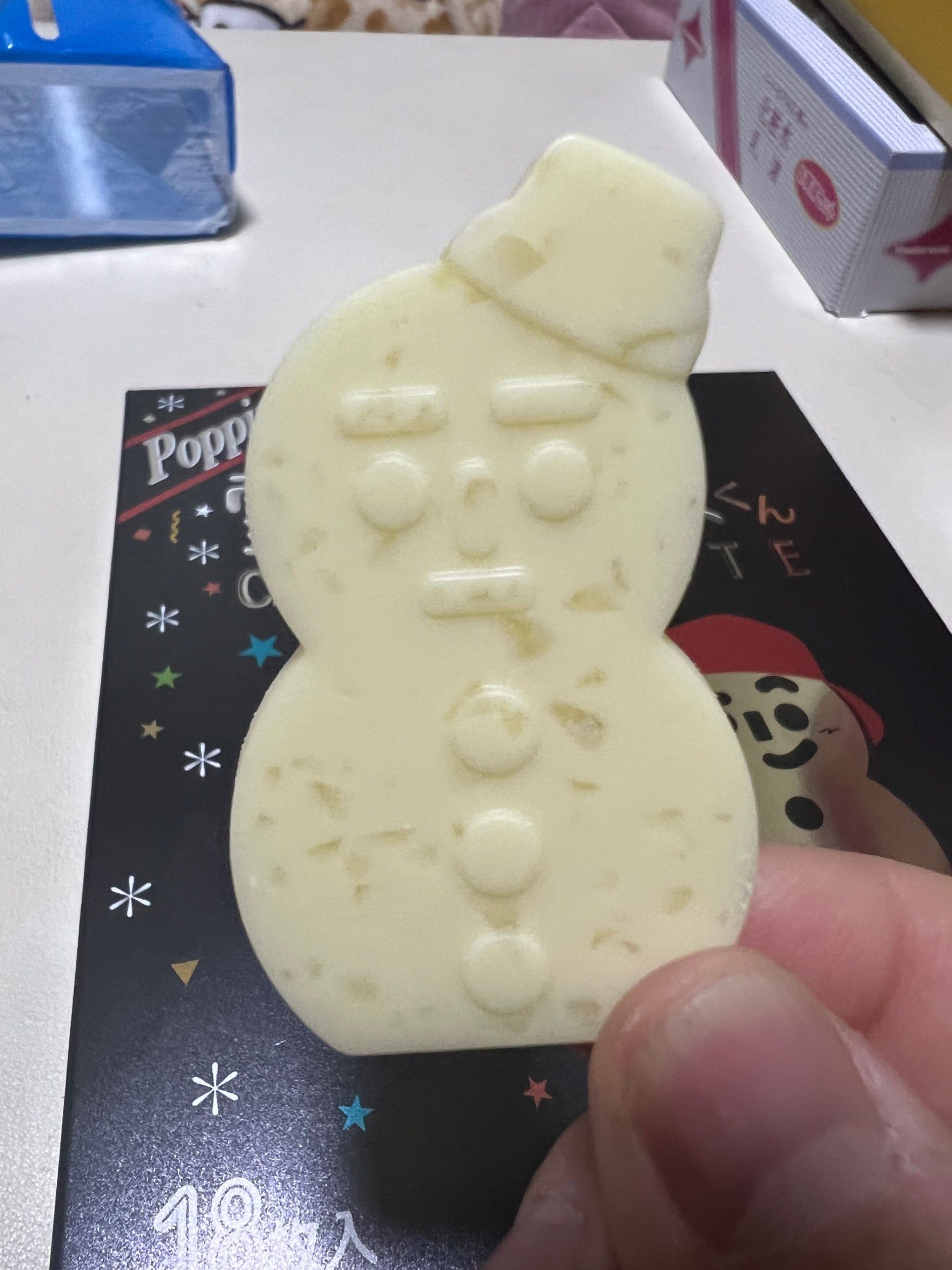 雪人白色巧克力