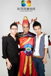 旭英形象空间—明星合作合影-旭英形象空间