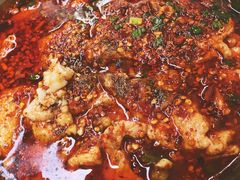 水煮肉片-雨田饭店