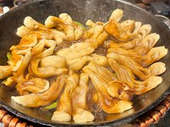 排骨豆角卷子-华盛园卷子王农家菜水库鱼