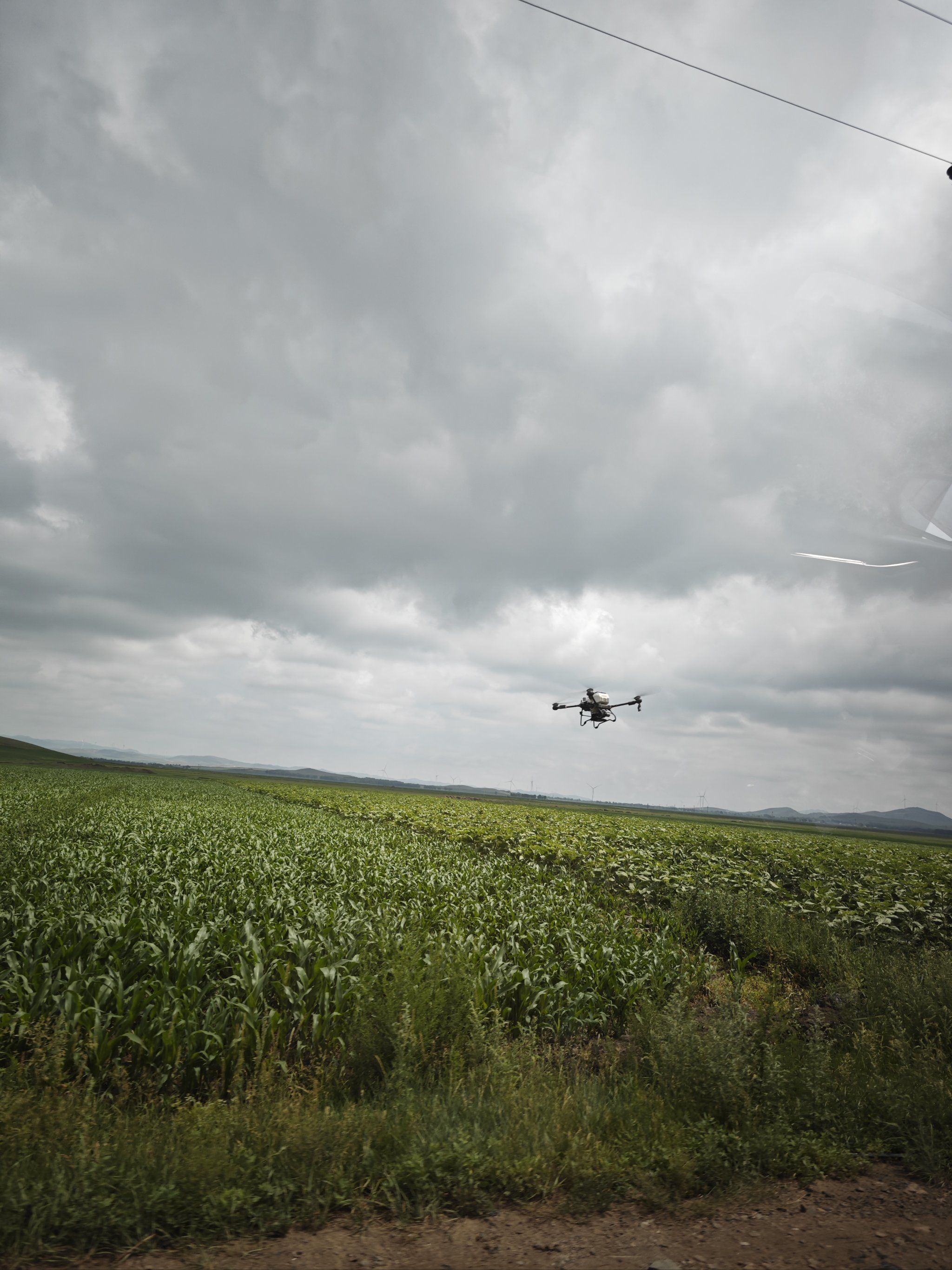 无人机喷洒农药