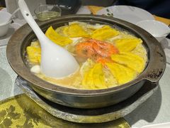 石锅鸡汤烩蛋饺-金枝玉叶上海人家食府(三里河店)