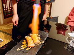三文鱼火焰寿司-天狗山料理(省体店)