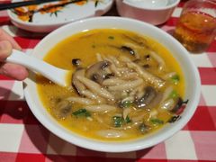 蘑菇汤莜面鱼鱼-西贝(东城万达广场店)