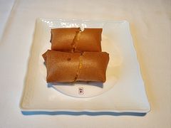 韭黄鲜虾芝士玉带春卷-炳胜私厨(中达旗舰店)