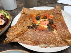 鸡蛋蘑菇熏肉荞麦可丽饼-RAC BAR(安福路店)