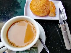 港式招牌丝袜奶茶-香港威特瑞茶餐厅(小白楼音乐厅店)
