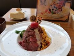 金獅子烤牛肉配日式滑蛋丼-丼丼屋x鸟开(创纪之城五期店)