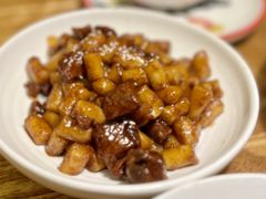 仔排炒年糕-新白鹿餐厅(龙游路总店·杭帮菜名店)