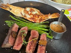黑松露菲肋牛排配芦笋及香煎大虾-安妮意大利餐厅(日坛店)