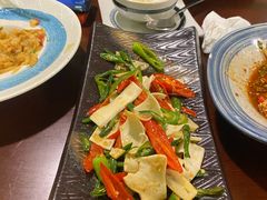 地域椒炒黄喉-紫滇源云南生态菜(丹凤街店)