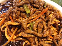 撒子牛肉丝-刘胖子家常菜·蹄花焖藕(中南店)