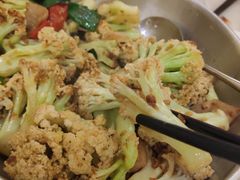 肉片炒花菜-宝燕海鲜(好爱店)