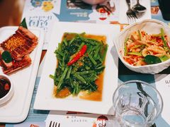 秘制虾酱炒空心菜-帕蓝·暹罗料理(曲阳店)