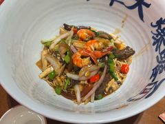 虾爆九段鳝拌川-李犟大爆鳝面·手工蟹黄包(湖滨西湖店)