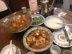 白菜粉丝烧油渣-孙府大院(步行街店)