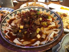 鲜椒羊肉皮带面-毡房姑娘·新疆菜·烧烤