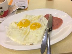 火腿煎双蛋-永盈茶餐厅(中山四路店)