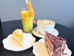纽约芝士蛋糕-青山上品咖啡·日式法兰绒手冲(高岛屋百货店)