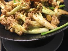 干锅有机花菜-老头儿油爆虾·知味杭州(爱琴海购物中心)