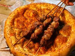 -劳动公园新疆人烤腰子