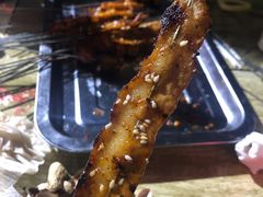 鸡皮-野火鲜货烧烤(河边小院店)
