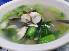 芥菜车螺汤-覃记海鲜美食餐厅
