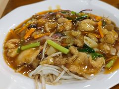 湿炒西芹鸡丝河粉-日昌餐馆(亦庄店)