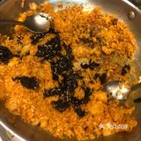 用生菜裹上饭，超级满足，送的南瓜粥也很好喝