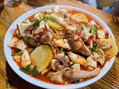 酸辣桂花鱼-阿葉农家饭店
