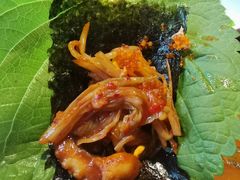 八爪鱼微辣-红辣椒八爪鱼特色韩国料理