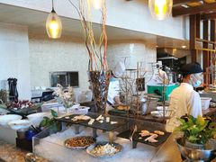 自助取餐区-神州半岛喜来登度假酒店·盛宴汉堡·战斧牛排·后安粉