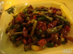 咸鱼干煸四季豆-九龙湾茶餐厅(东门店)