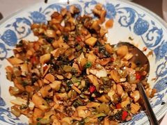 脆笋黄菜-千百味红餐厅·江西菜(绿地双子塔店)