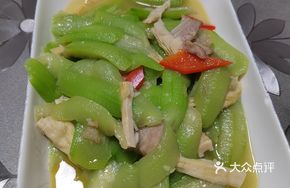 Luffa and Bamboo Shoots Stew