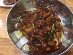 炸酱干拌面-上汤土豆面