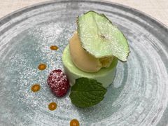 青苹果慕斯-北京古城老院厉晓麟精致菜