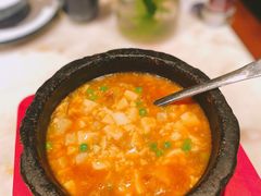 石锅鸡汤豆腐-绿茶餐厅(松江万达店)
