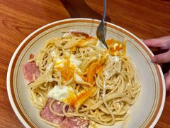 温泉蛋培根意面-萨莉亚意式餐厅(国和1000店)