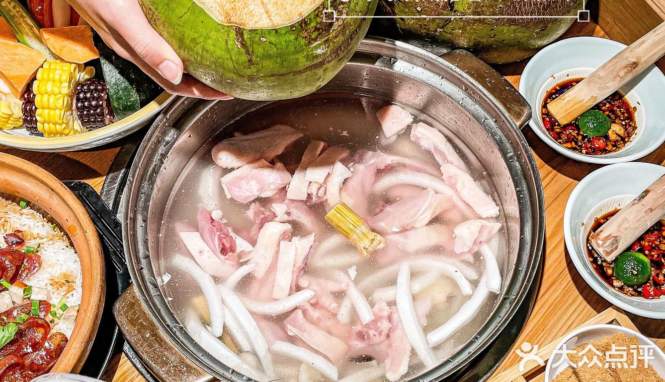 广州📍我这是到了海南椰林里吃椰子鸡吗？