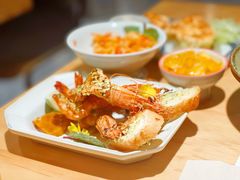 橄榄油蒜辣黑虎虾-火山屋台(新街口店)