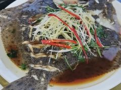 清蒸多宝鱼-张会海鲜饭店(东戴河店)