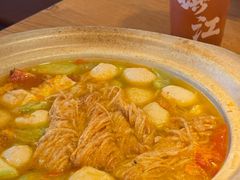 丝瓜鱼丸炖馓子-永安鱼庄·镇江菜(丁卯店)