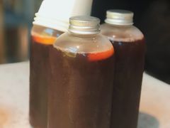 自家熬柠檬酸梅汁-顺德公广东猪肚鸡·煲仔饭(白石洲店)