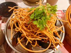 皮蛋拌馓子-靓靓蒸虾·头牌蒸虾(雪松路总店)