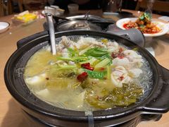 砂锅酸菜乌鱼片-陶德砂锅(蜀汉路店)