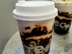 麻薯熔岩麦丽素牛乳-TEA CROSS交茶点(国贸中心店)