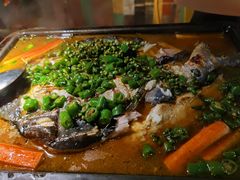 -探鱼·鲜青椒爽麻烤鱼(汇一城店)